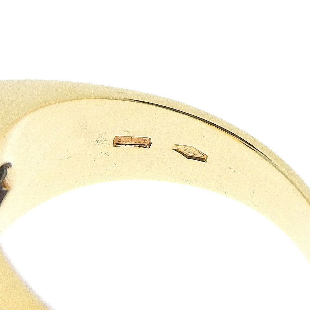 Bvlgari Bvlgari Bvlgari K18YG Blue Topaz Tronchetto Ring Metal Ring in Excellent Condition Size ONE SIZE - 2 Thumbnail