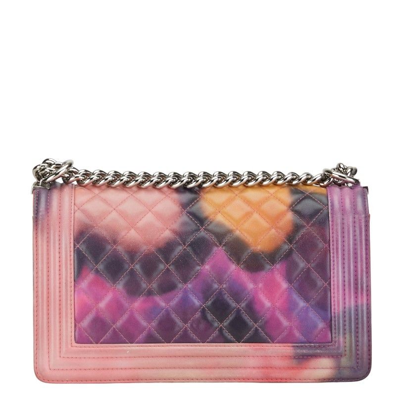 Chanel Chanel Chanel Graffiti Boy Chanel Coco Mark Chain Shoulder Bag Leather Leather Shoulder Bag in Very Good Condition Size ONE SIZE - 3 Thumbnail