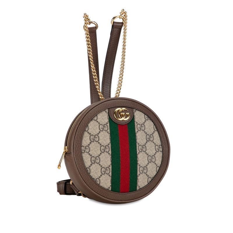 Gucci Gucci Gucci GG Supreme Ophidia Mini Backpack PVC Leather Canvas Backpack 598661 in Great Condition Size ONE SIZE - 2 Thumbnail