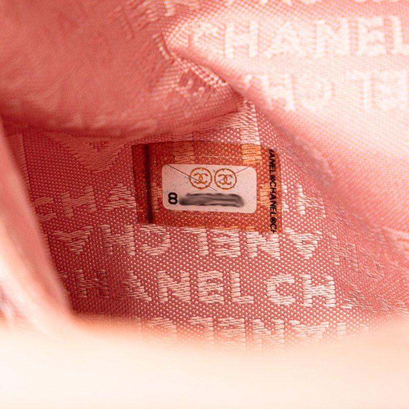 Chanel Chanel Chanel Lambskin Chocobar One Shoulder Bag Pink Leather Shoulder Bag in Very Good Condition Size ONE SIZE - 8 Thumbnail