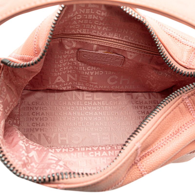 Chanel Chanel Chanel Lambskin Chocobar One Shoulder Bag Pink Leather Shoulder Bag in Very Good Condition Size ONE SIZE - 5 Thumbnail