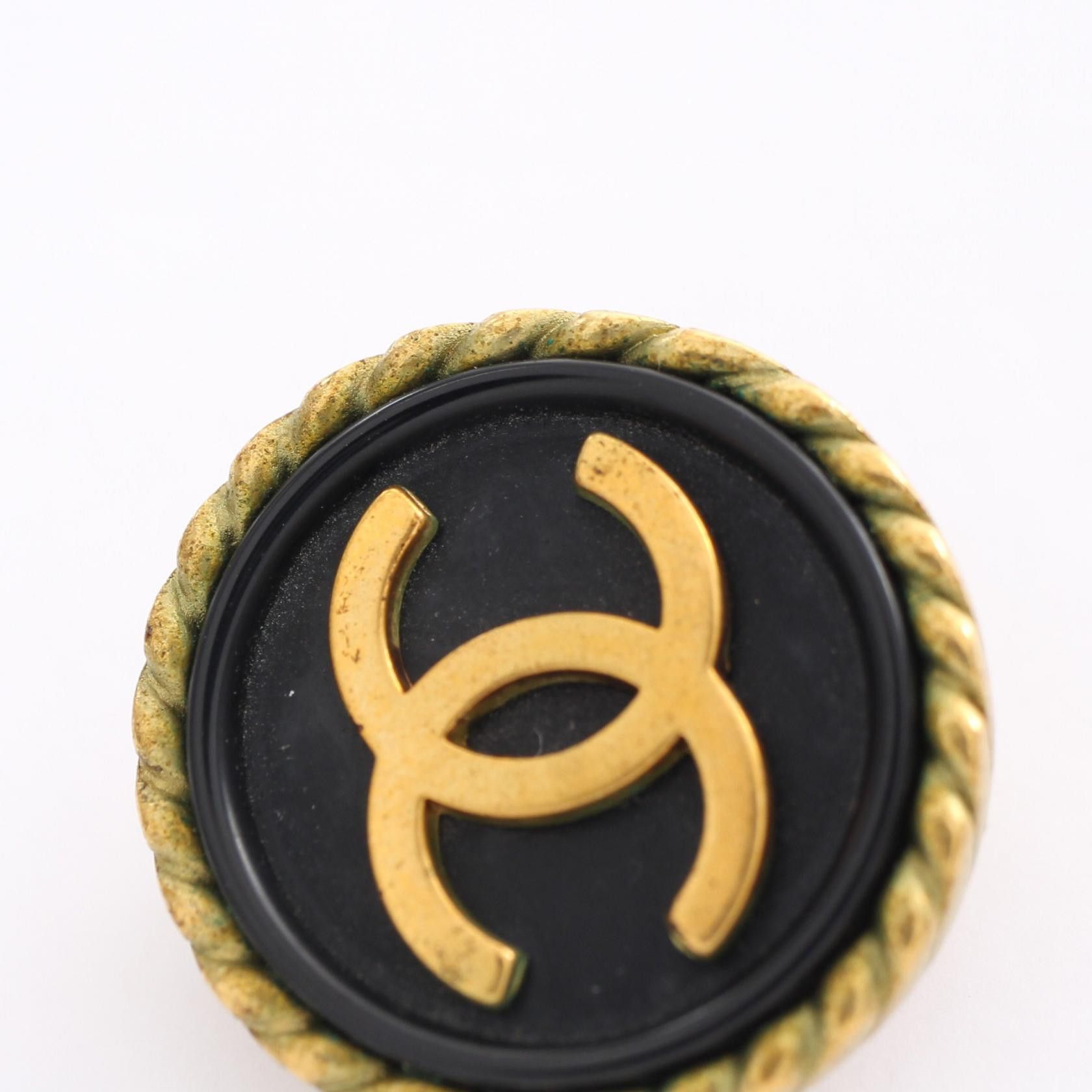 Chanel Chanel CC Clip On Earrings Metal Earrings 94A in Great Condition Size ONE SIZE - 7 Thumbnail