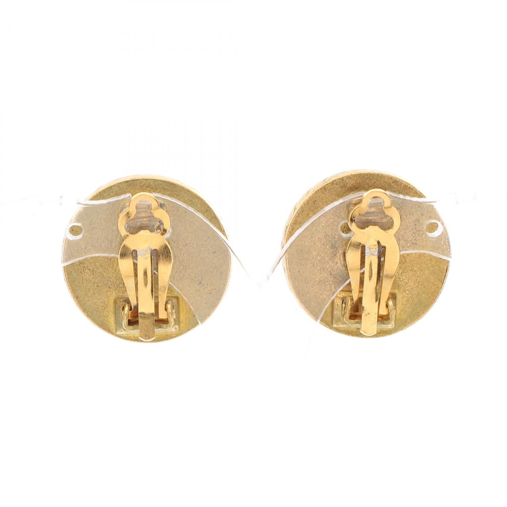 Chanel Chanel CC Clip On Earrings Metal Earrings 94A in Great Condition Size ONE SIZE - 2 Thumbnail