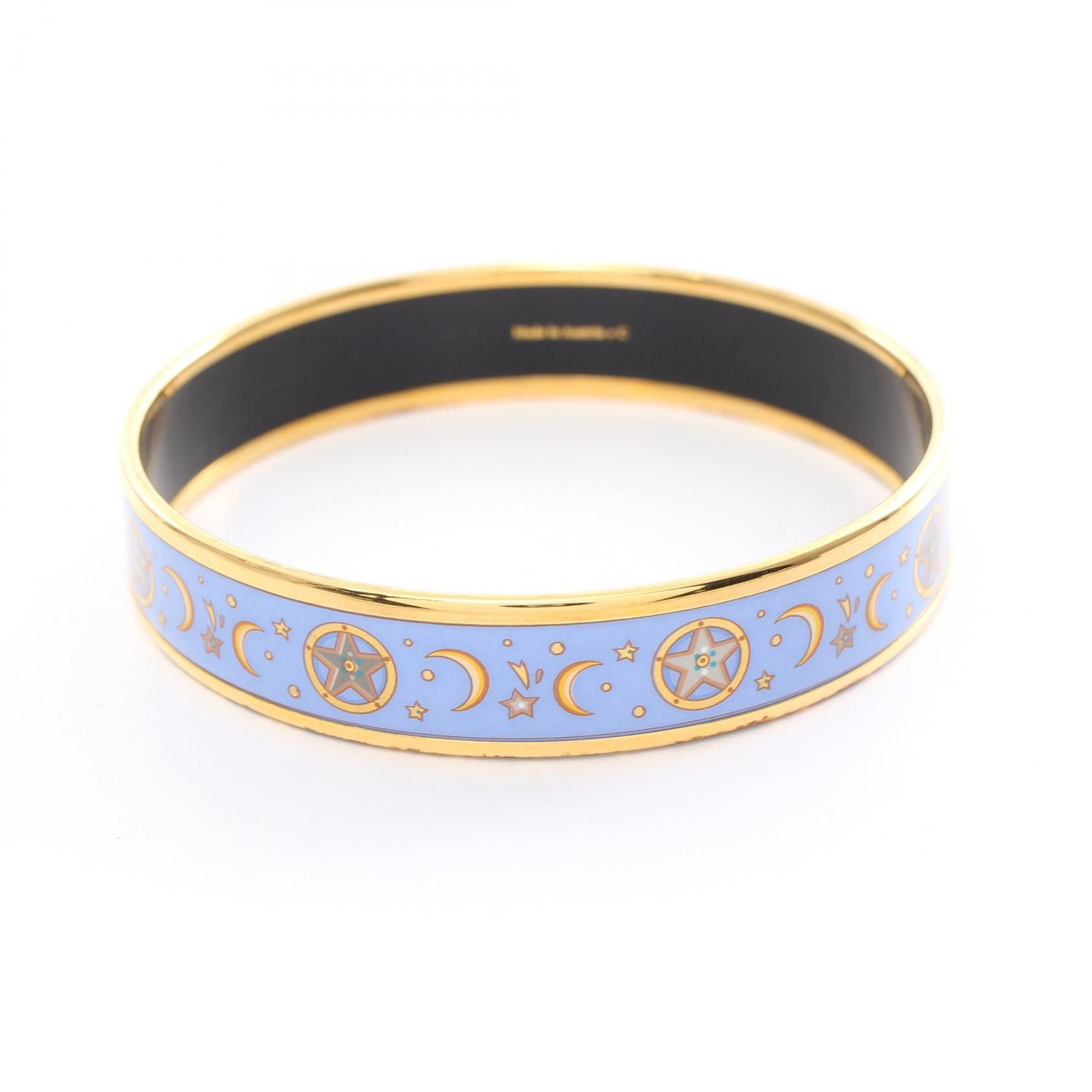 Hermes Hermes Enamel Medium Moon Stars Bracelet Enamel Bracelet in Very Good Condition Size ONE SIZE - 2 Thumbnail