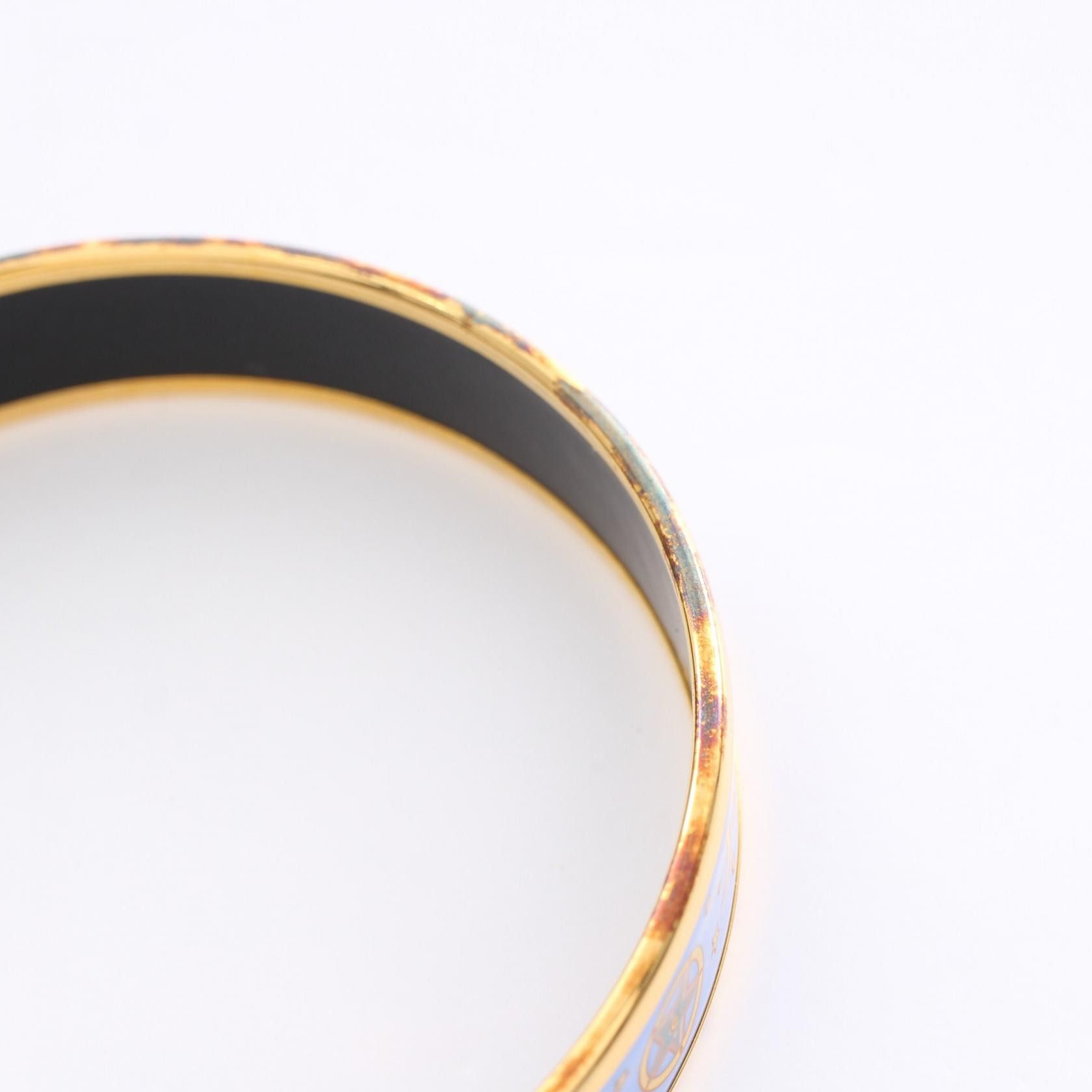 Hermes Hermes Enamel Medium Moon Stars Bracelet Enamel Bracelet in Very Good Condition Size ONE SIZE - 5 Thumbnail