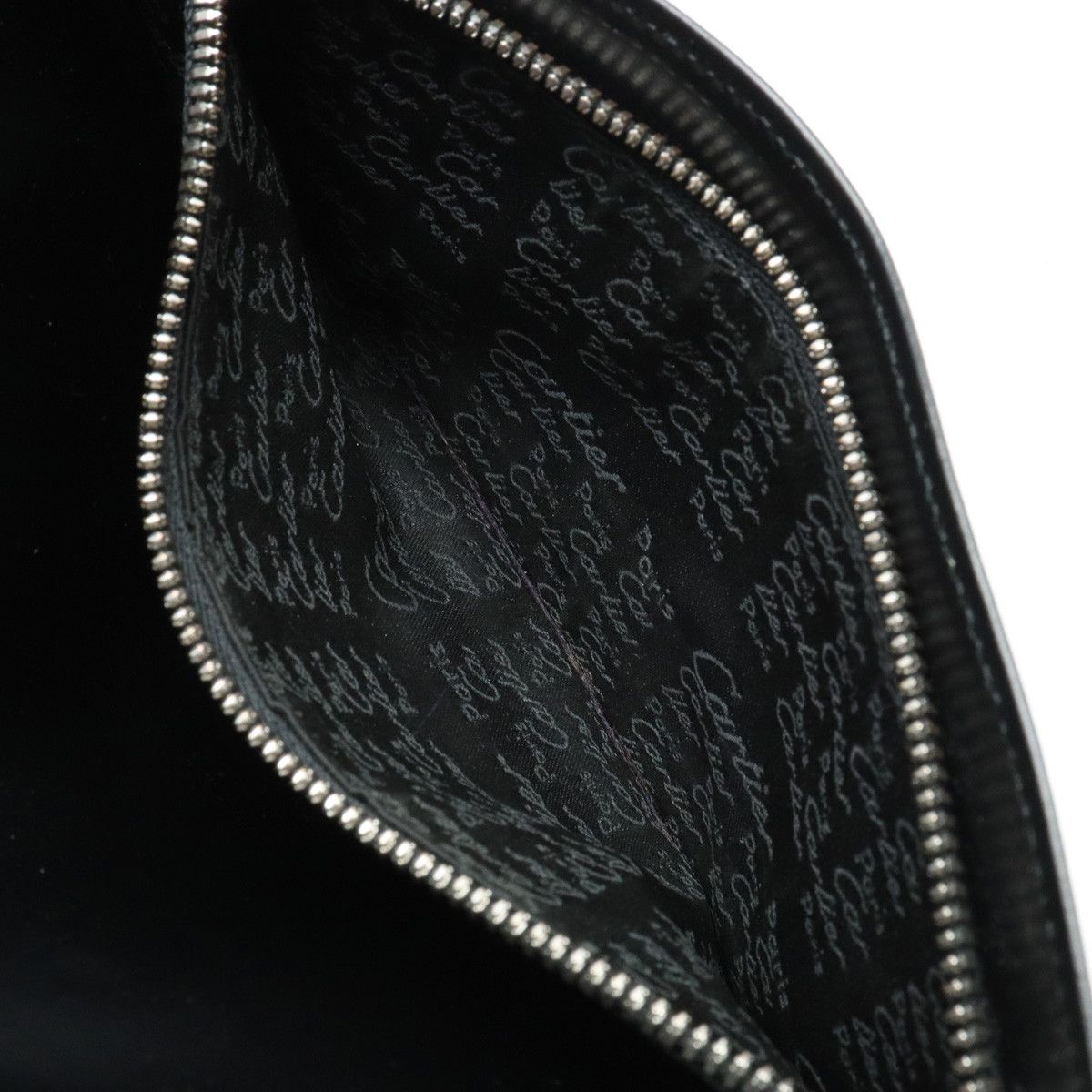 Cartier Cartier Cartier Pasha de Cartier Bifold Long Wallet Black Leather Leather Long Wallet L3000440 in Very Good Condition Size ONE SIZE - 7 Thumbnail