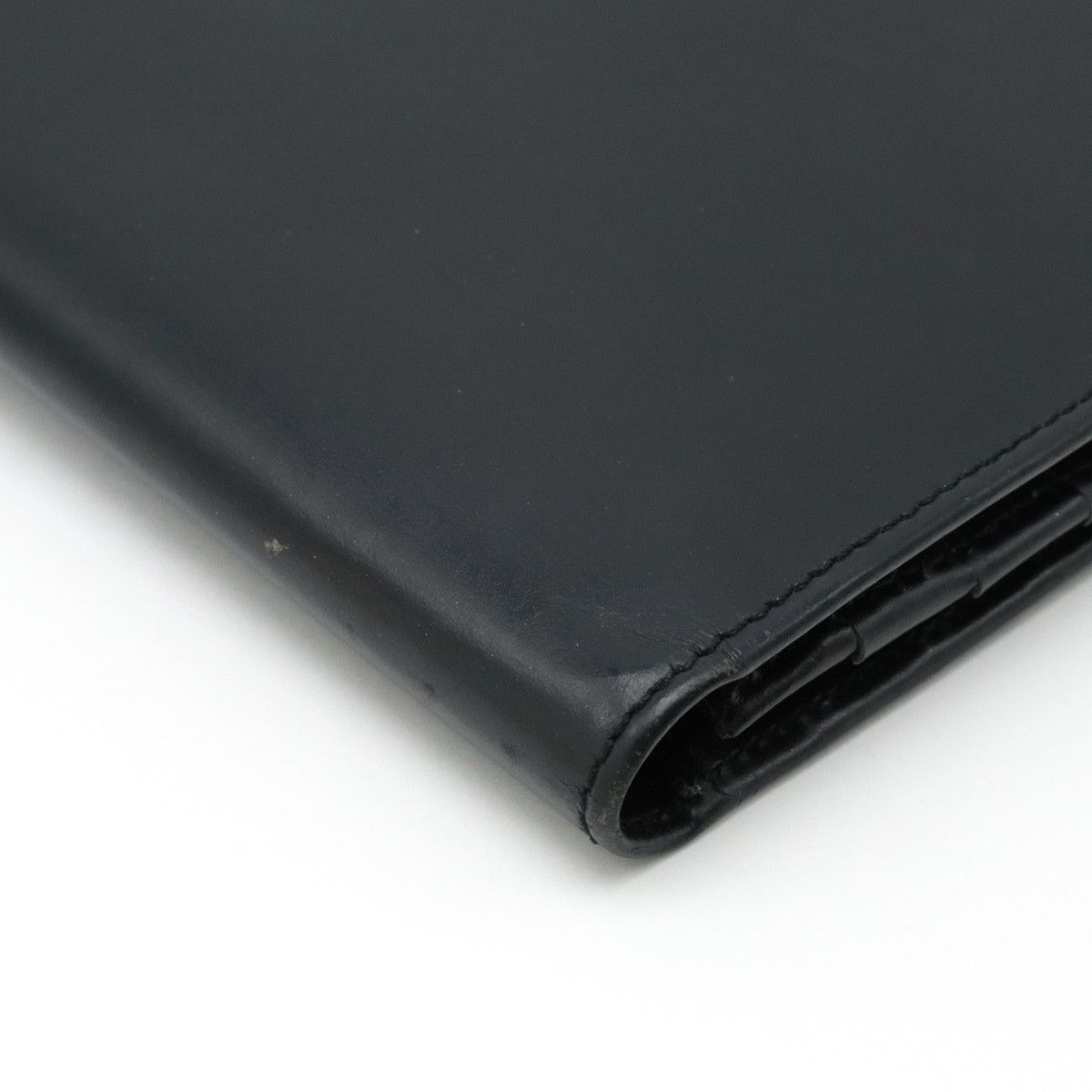 Cartier Cartier Cartier Pasha de Cartier Bifold Long Wallet Black Leather Leather Long Wallet L3000440 in Very Good Condition Size ONE SIZE - 3 Thumbnail