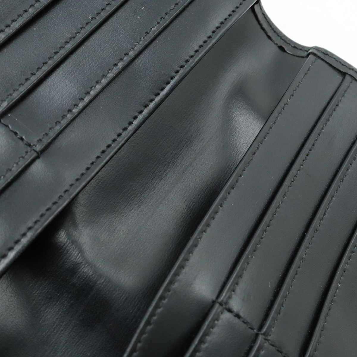 Cartier Cartier Cartier Pasha de Cartier Bifold Long Wallet Black Leather Leather Long Wallet L3000440 in Very Good Condition Size ONE SIZE - 5 Thumbnail