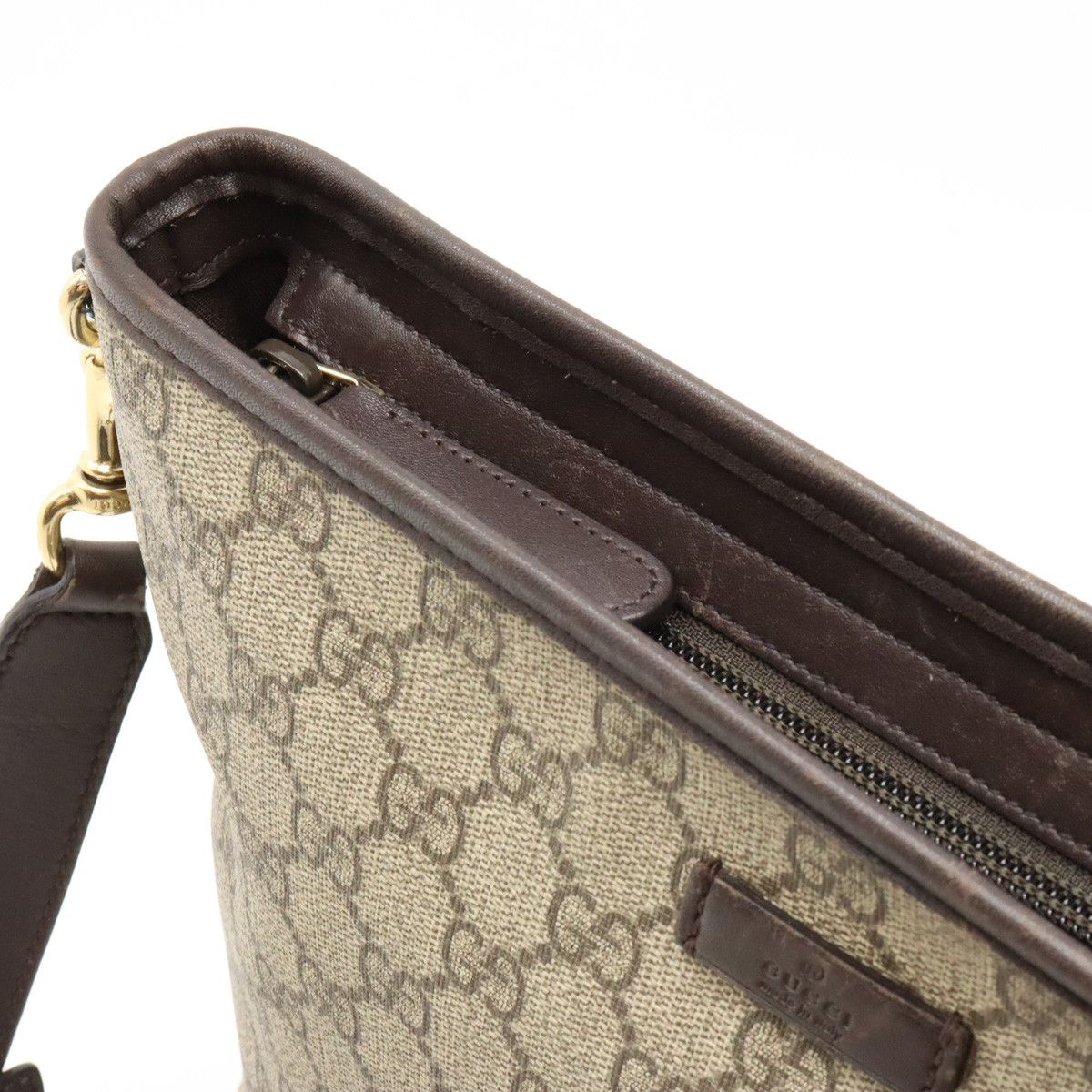 Gucci Gucci Gucci GG Supreme PVC Leather Shoulder Bag 388924 Canvas Crossbody Bag 388924 in Good Condition Size ONE SIZE - 4 Thumbnail