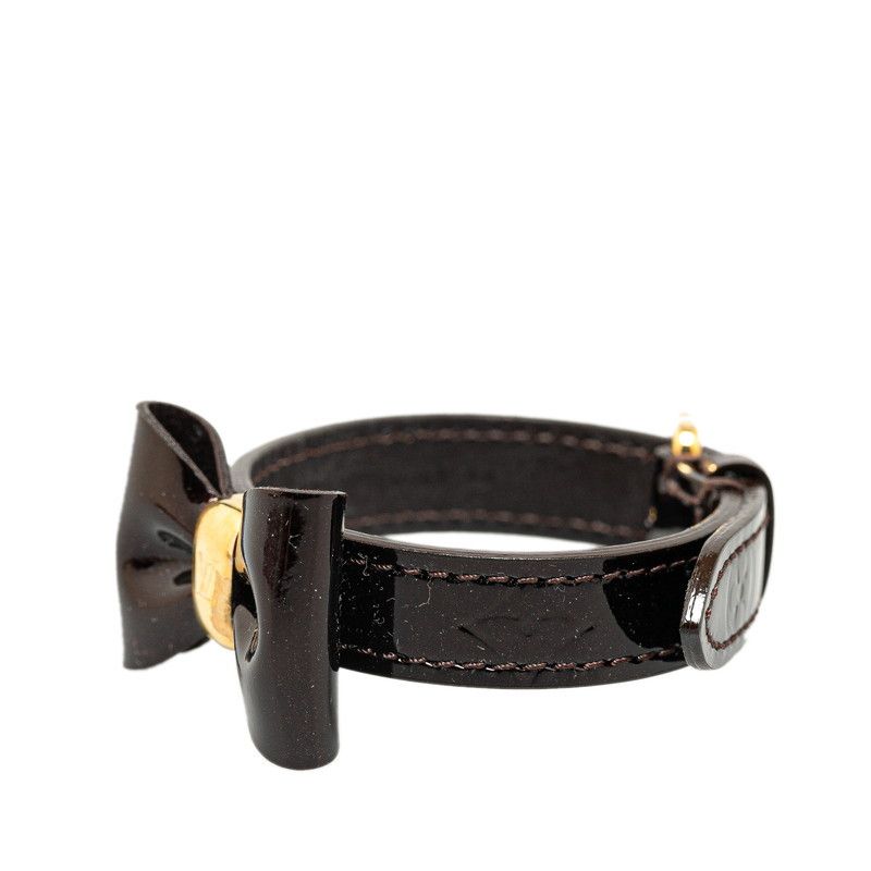 Louis Vuitton Louis Vuitton Louis Vuitton Monogram Vernis Bracelet M6617F Patent Leather Leather Bracelet M6617F in Very Good Condition Size ONE SIZE - 2 Thumbnail