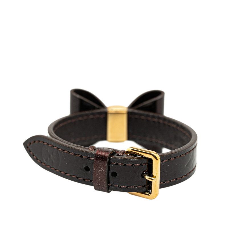 Louis Vuitton Louis Vuitton Louis Vuitton Monogram Vernis Bracelet M6617F Patent Leather Leather Bracelet M6617F in Very Good Condition Size ONE SIZE - 3 Thumbnail