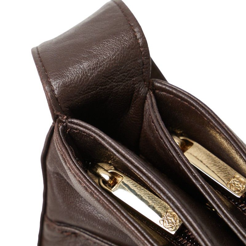 Loewe Loewe Loewe Leather Anagram Semi Shoulder Bag Leather Shoulder Bag in Very Good Condition Size ONE SIZE - 5 Thumbnail