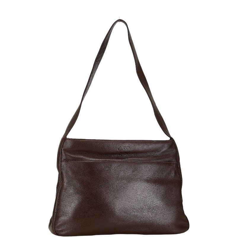 Loewe Loewe Loewe Leather Anagram Semi Shoulder Bag Leather Shoulder Bag in Very Good Condition Size ONE SIZE - 2 Thumbnail