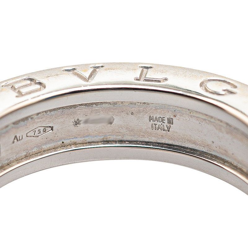 Bvlgari Bvlgari Bvlgari B-Zero 1 Band Ring K18WG White Gold #50 Metal Ring in Very Good Condition Size ONE SIZE - 4 Thumbnail