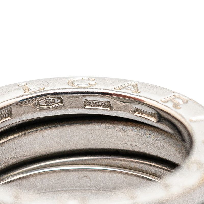Bvlgari Bvlgari Bvlgari B-Zero1 2-Band Ring K18WG White Gold #49 Metal Ring in Very Good Condition Size ONE SIZE - 6 Thumbnail