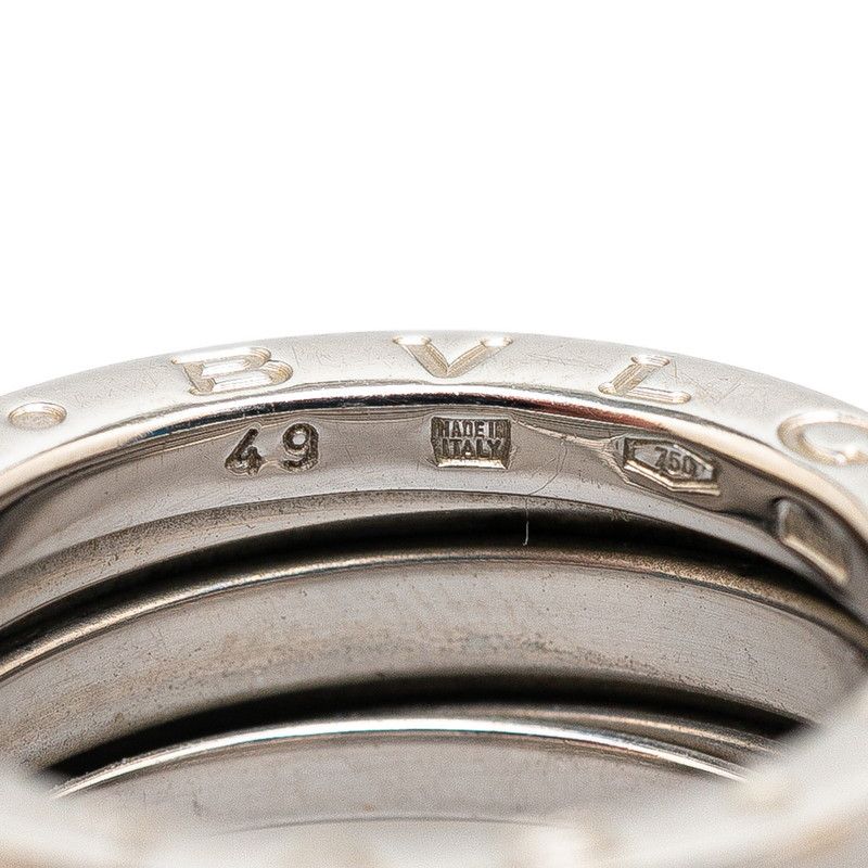 Bvlgari Bvlgari Bvlgari B-Zero1 2-Band Ring K18WG White Gold #49 Metal Ring in Very Good Condition Size ONE SIZE - 5 Thumbnail