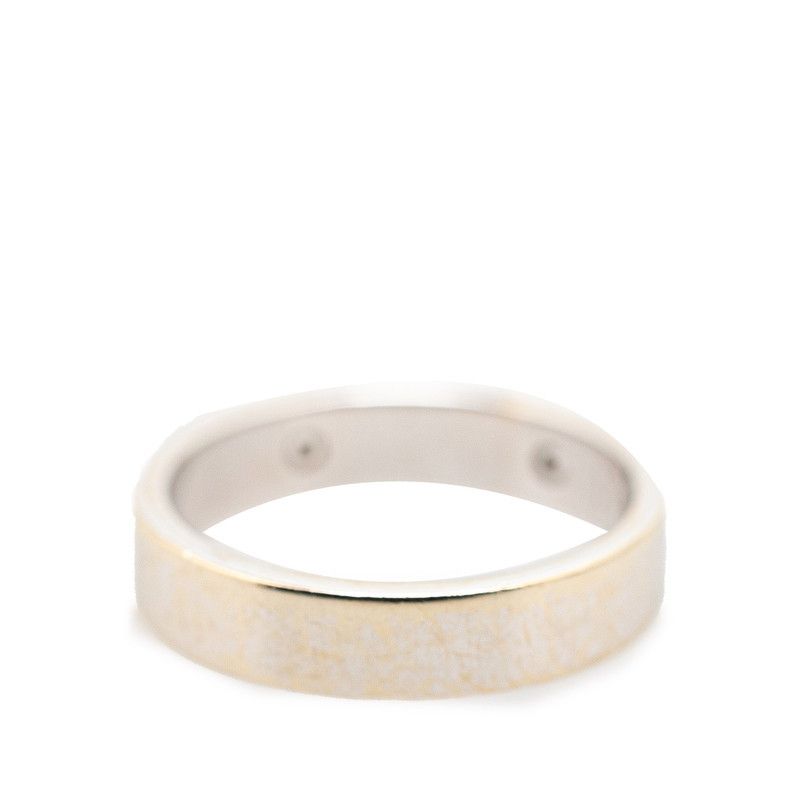 Gucci Gucci Gucci K18WG Diamond Icon Print Ring White Gold Metal Ring in Very Good Condition Size ONE SIZE - 3 Thumbnail