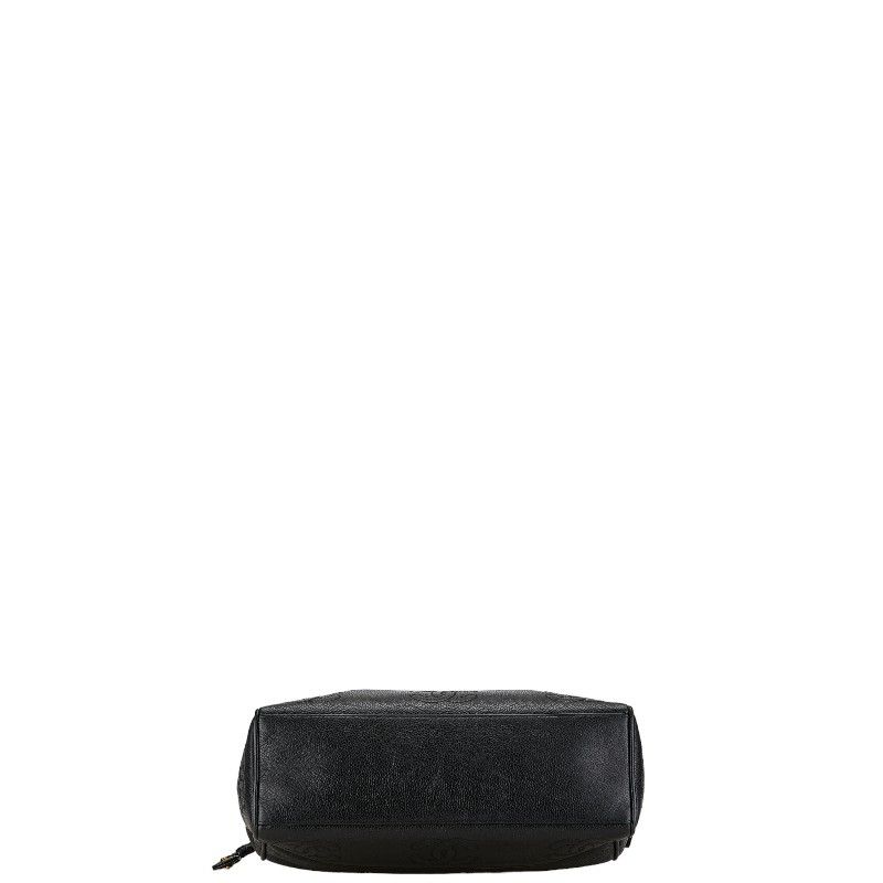 Chanel Chanel Chanel Caviar Skin Coco Mark Chain Shoulder Bag Leather Shoulder Bag in Very Good Condition Size ONE SIZE - 4 Thumbnail