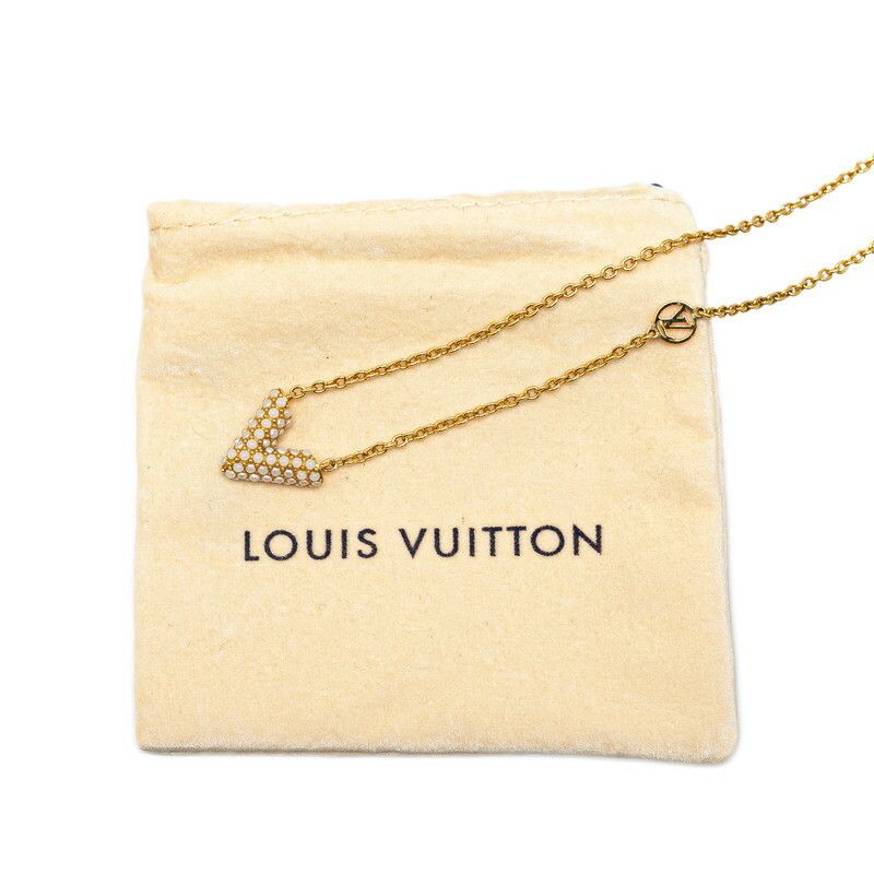 Louis Vuitton Louis Vuitton Louis Vuitton Essential V Necklace M68358 Gold Plated Metal Necklace M68358 in Very Good Condition Size ONE SIZE - 8 Thumbnail