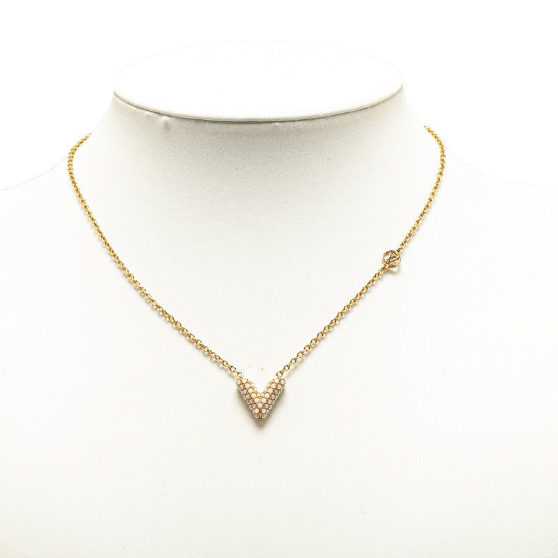 Louis Vuitton Louis Vuitton Louis Vuitton Essential V Necklace M68358 Gold Plated Metal Necklace M68358 in Very Good Condition Size ONE SIZE - 9 Thumbnail
