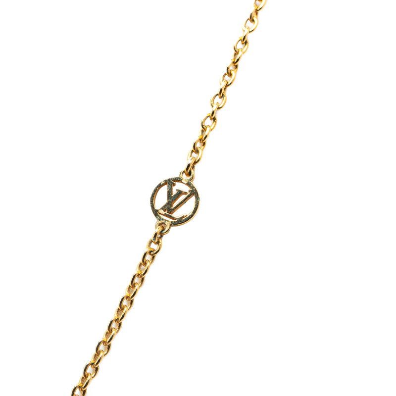 Louis Vuitton Louis Vuitton Louis Vuitton Essential V Necklace M68358 Gold Plated Metal Necklace M68358 in Very Good Condition Size ONE SIZE - 5 Thumbnail