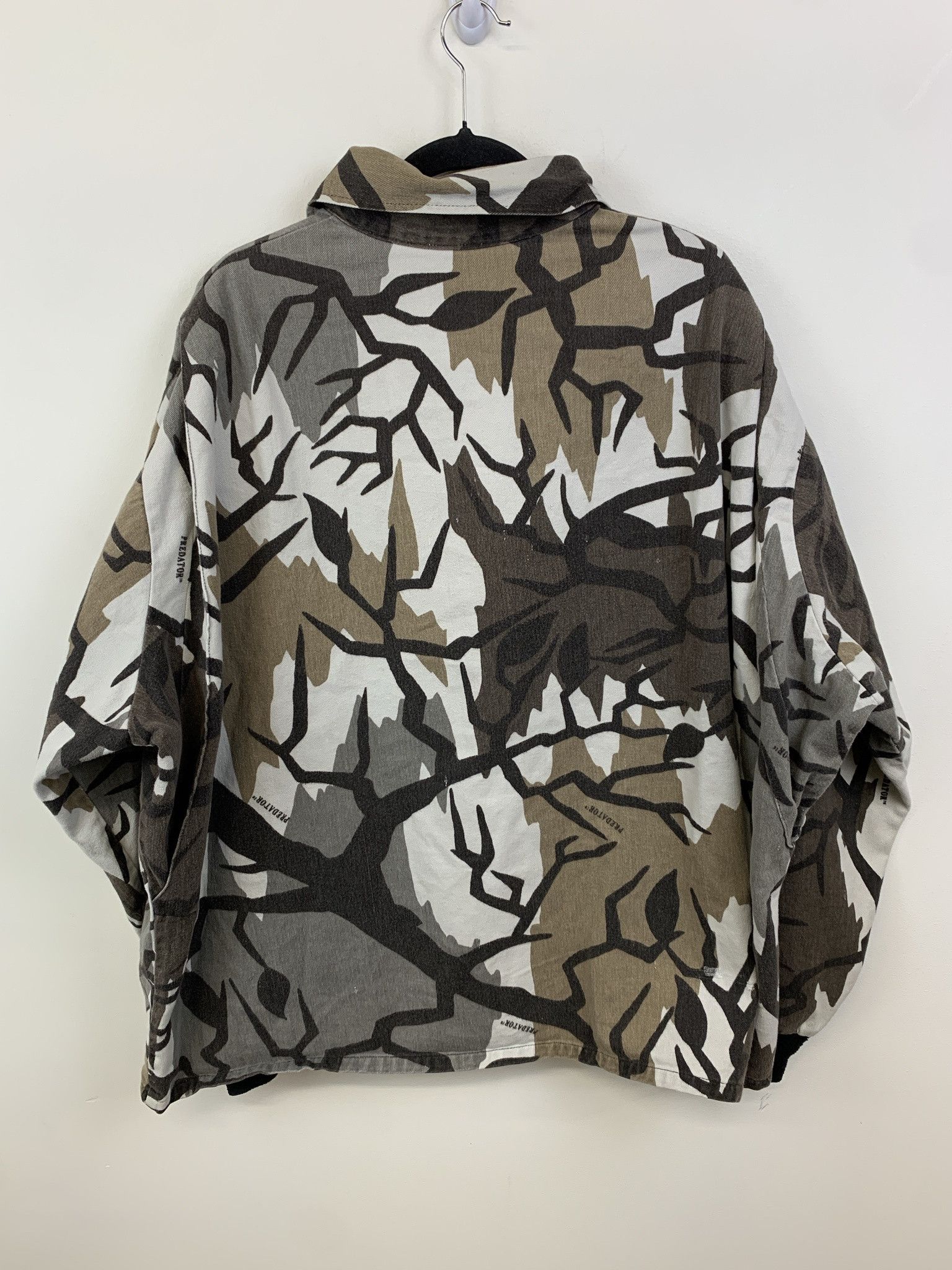 Realtree Vintage Predator Camo Jacket 1990s Realtree Predator Camo Zip Light Jacket Size XXXL Size US XXL / EU 58 / 5 - 5 Thumbnail