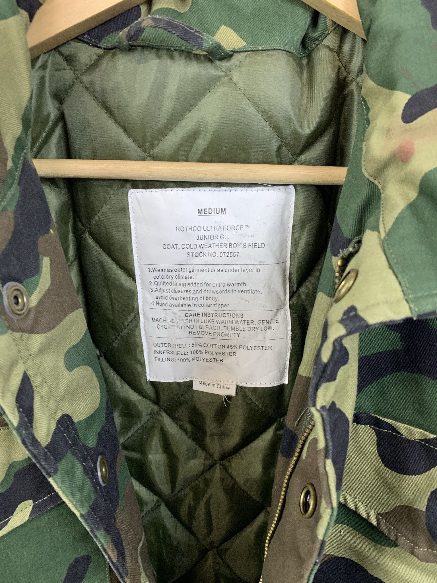 Other Vintaeg Military Woodland Camo Cold Weatehr Llined Jacket Size M Size US M / EU 48-50 / 2 - 2 Thumbnail