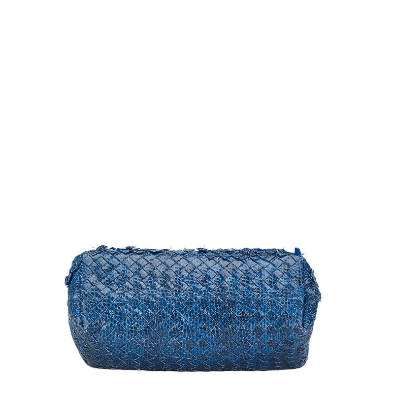 Bottega Veneta Bottega Veneta Bottega Veneta Intrecciato Python Handbag Chain Shoulder Bag Leather Shoulder Bag in Very Good Condition Size ONE SIZE - 4 Thumbnail