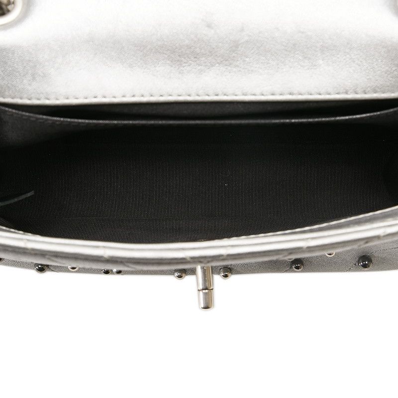 Chanel Chanel Chanel V-Stitch Coco Mark Studs Chain Shoulder Bag Leather Leather Shoulder Bag 24 in Very Good Condition Size ONE SIZE - 5 Thumbnail