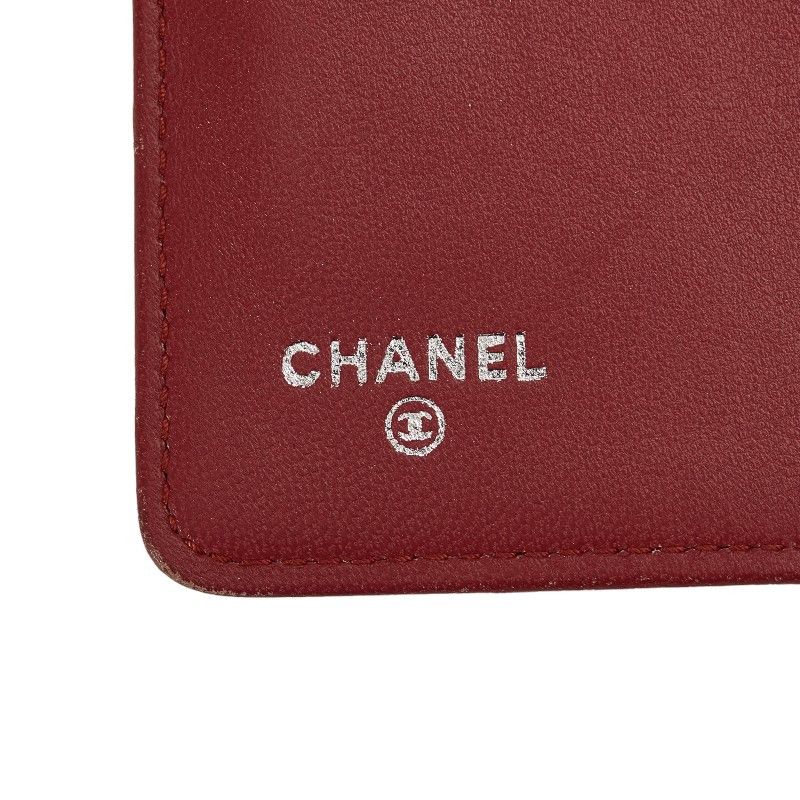 Chanel Chanel CHANEL Boy Chanel Leather Long Wallet Burgundy 16 series Leather Long Wallet Size ONE SIZE - 10 Thumbnail