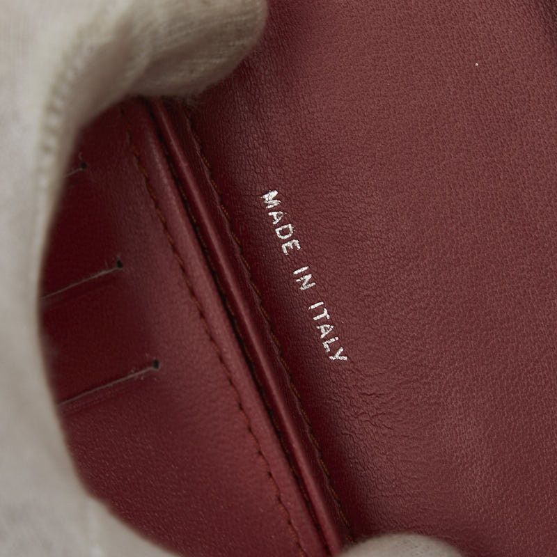 Chanel Chanel CHANEL Boy Chanel Leather Long Wallet Burgundy 16 series Leather Long Wallet Size ONE SIZE - 12 Thumbnail