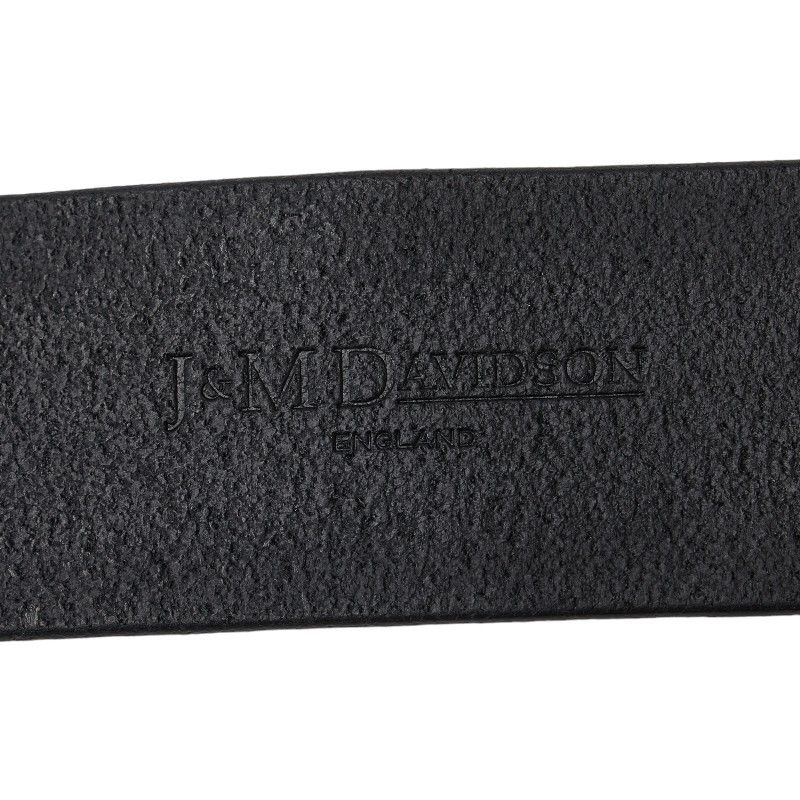 Other Other J&M Davidson Leather Ring Belt 32/80 Black Gold Leather Belt in Very Good Condition Size ONE SIZE - 6 Thumbnail