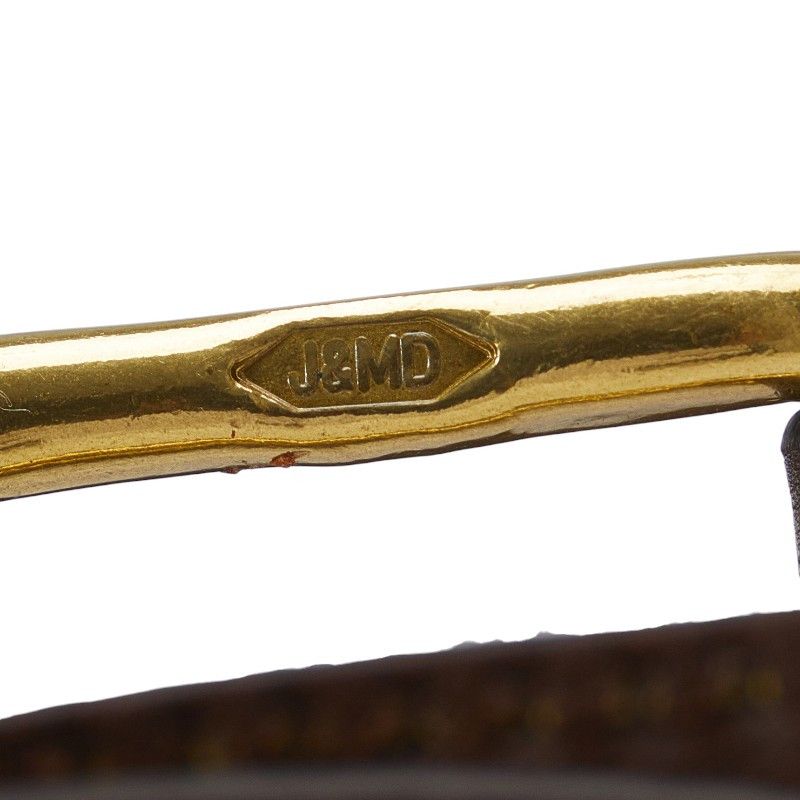Other Other J&M Davidson Studded Leather Belt Brown Gold Leather Belt in Very Good Condition Size ONE SIZE - 5 Thumbnail