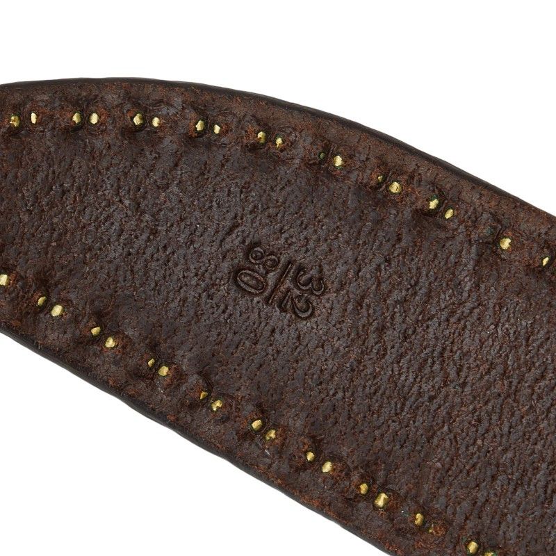 Other Other J&M Davidson Studded Leather Belt Brown Gold Leather Belt in Very Good Condition Size ONE SIZE - 8 Thumbnail