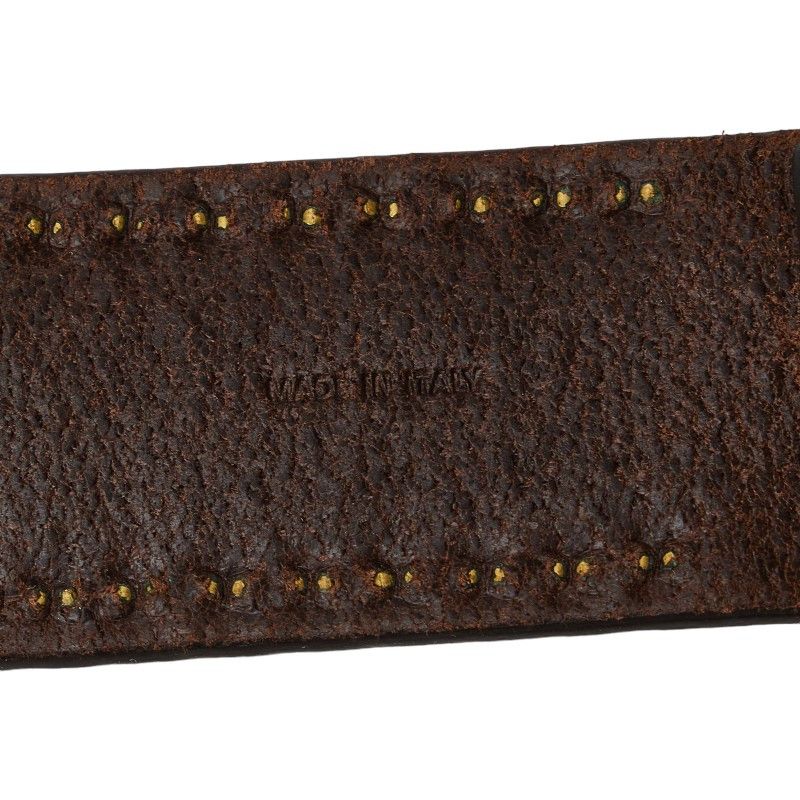 Other Other J&M Davidson Studded Leather Belt Brown Gold Leather Belt in Very Good Condition Size ONE SIZE - 7 Thumbnail