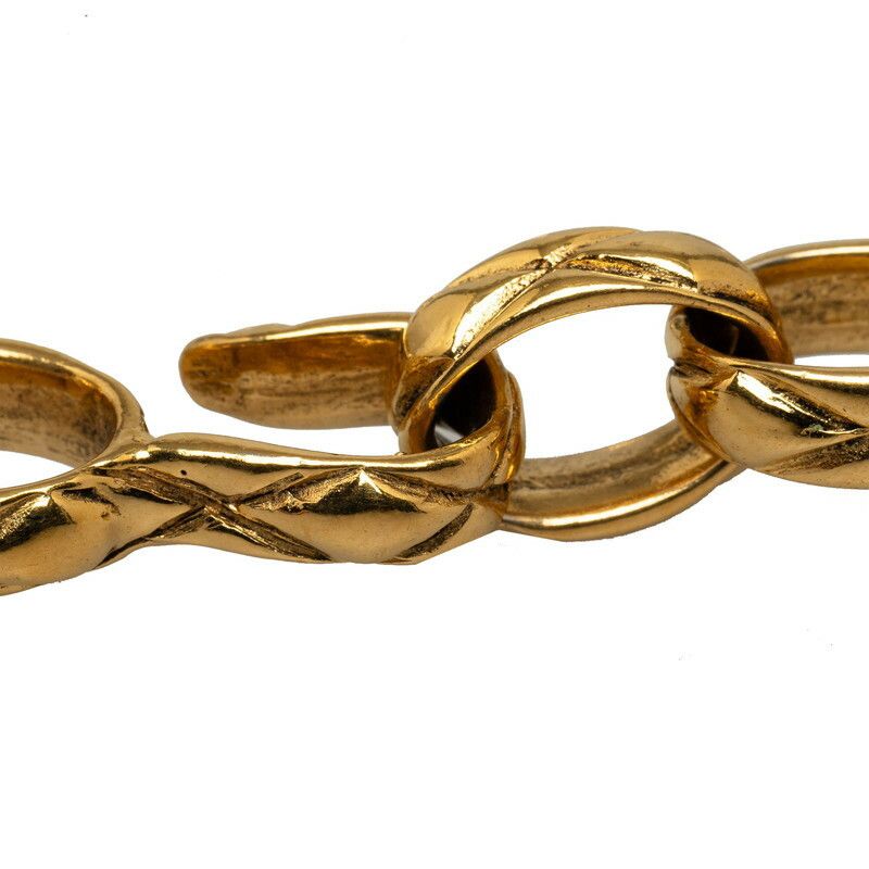 Chanel Chanel Vintage Matelasse Chain Belt Gold Plated Metal Belt in Great Condition