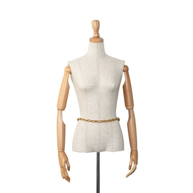 Chanel Chanel Vintage Matelasse Chain Belt Gold Plated Metal Belt in Great Condition