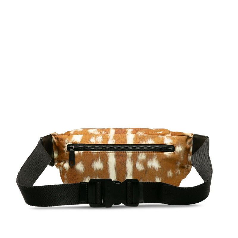 Burberry Burberry Burberry Nylon Deer Print Waist Bag Light Brown Canvas Belt Bag in Great Condition Size ONE SIZE - 3 Thumbnail