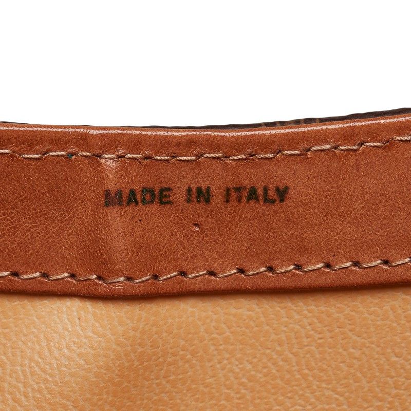 Celine Celine Celine Macadam Brown PVC Leather Handbag Canvas Handbag Size ONE SIZE - 10 Thumbnail