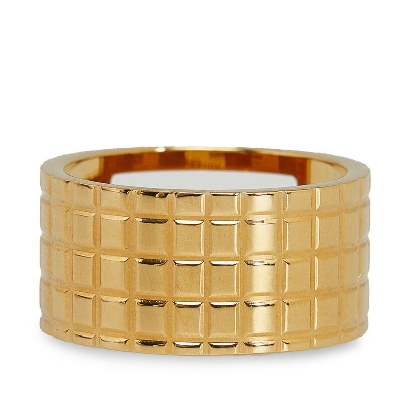 Fendi Fendi Fendi Wide Band Ring Gold Plated Size 14 Metal Ring Size ONE SIZE - 3 Thumbnail