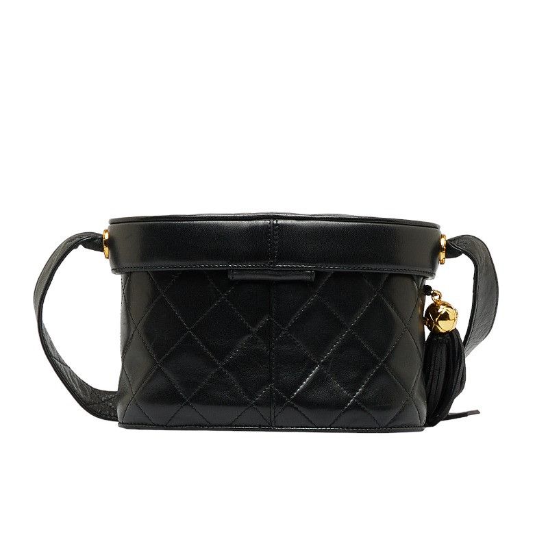 Chanel Chanel Chanel Leather Coco Mark Tassel Shoulder Bag Leather Crossbody Bag in Very Good Condition Size ONE SIZE - 3 Thumbnail