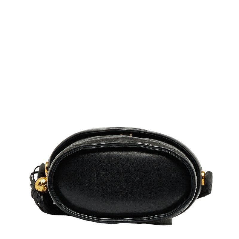 Chanel Chanel Chanel Leather Coco Mark Tassel Shoulder Bag Leather Crossbody Bag in Very Good Condition Size ONE SIZE - 4 Thumbnail