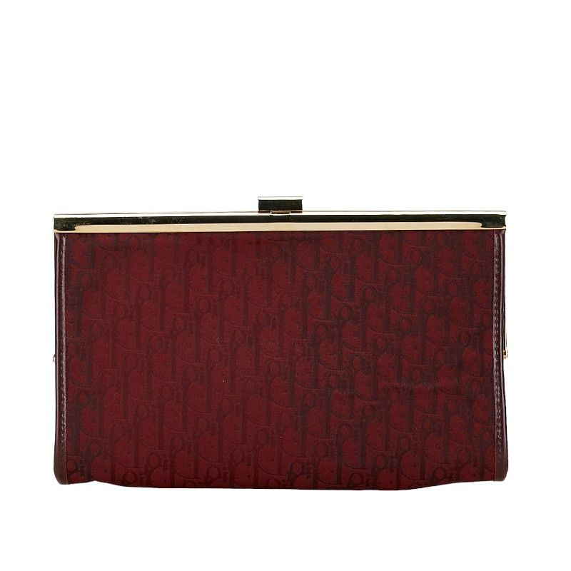 Dior Dior Dior Trotter Canvas Clutch Bag Canvas Clutch Bag in Very Good Condition Size ONE SIZE - 3 Thumbnail