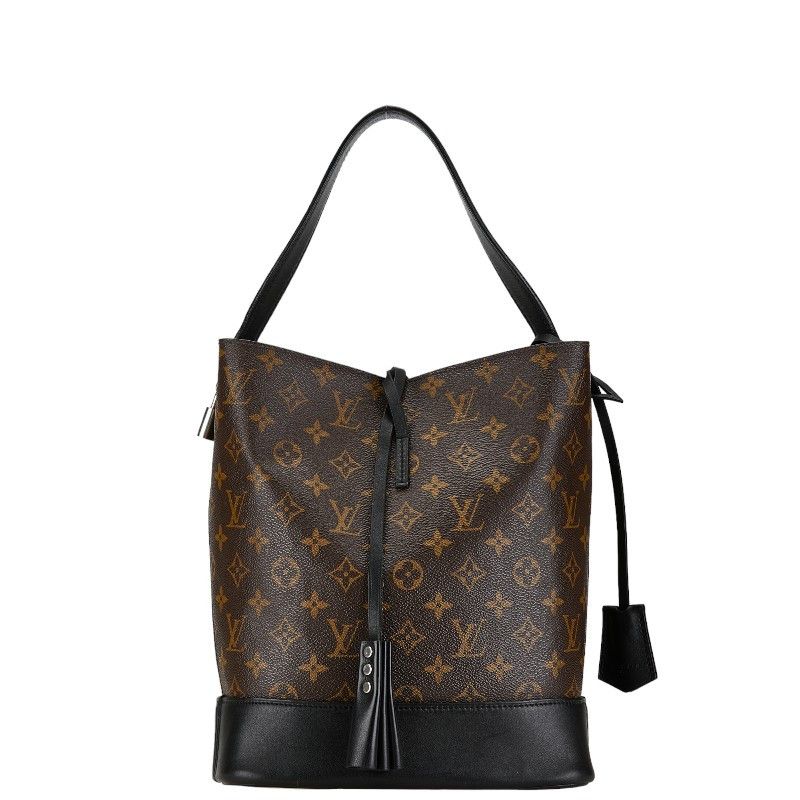 Louis Vuitton Louis Vuitton Louis Vuitton Monogram Idole NN14GM Handbag M94542 Brown Black PVC Leather Canvas Handbag M94542 in Very Good Condition Size ONE SIZE - 4 Thumbnail
