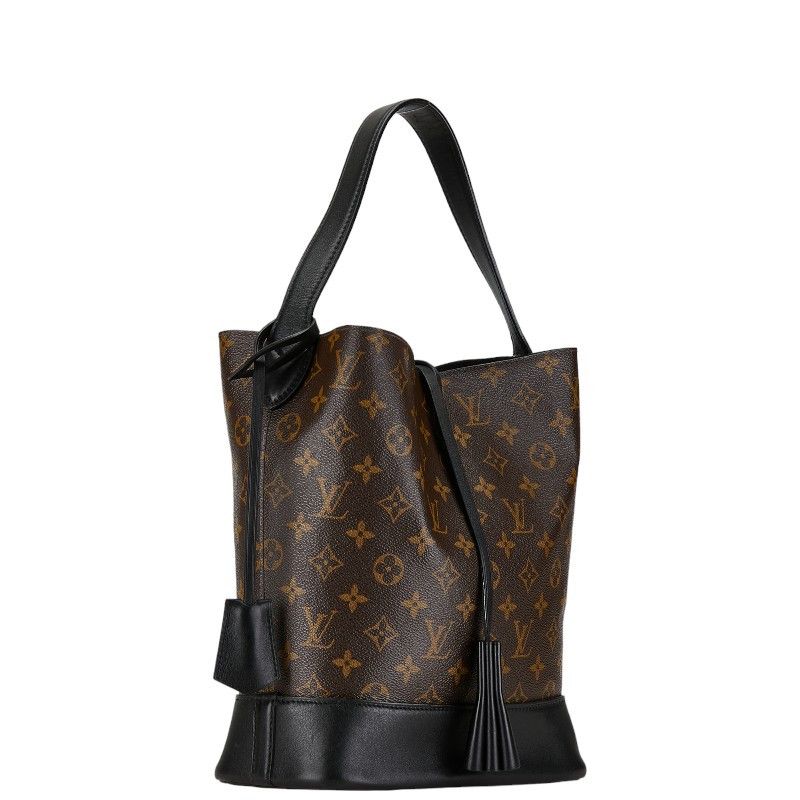 Louis Vuitton Louis Vuitton Louis Vuitton Monogram Idole NN14GM Handbag M94542 Brown Black PVC Leather Canvas Handbag M94542 in Very Good Condition Size ONE SIZE - 3 Thumbnail
