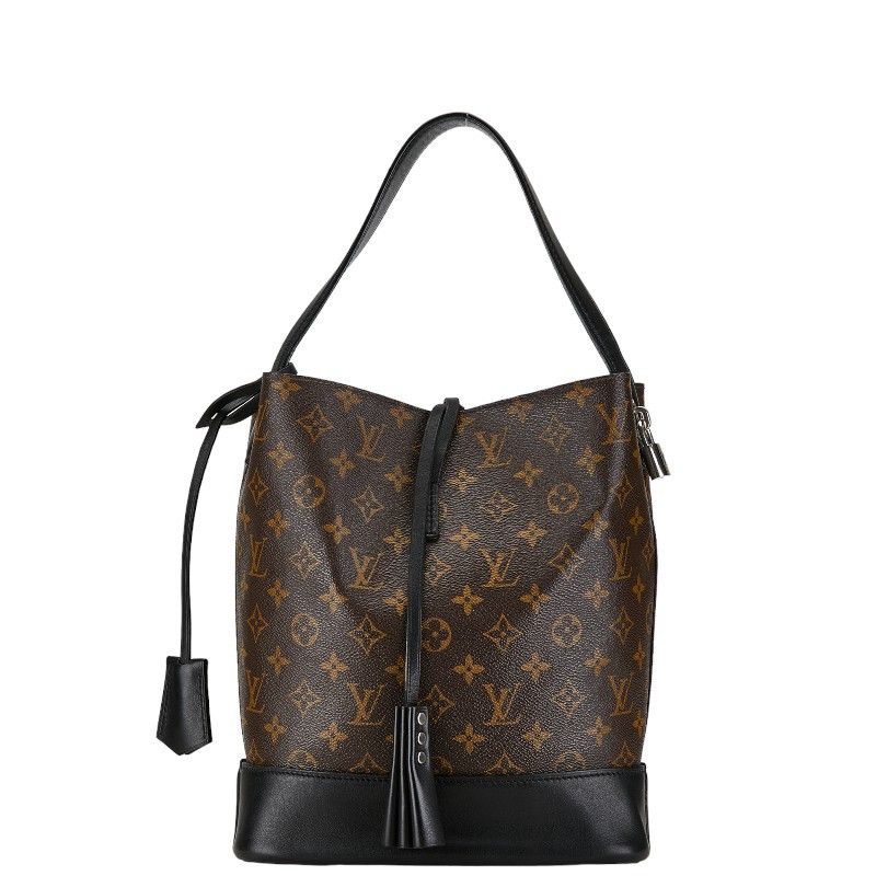 Louis Vuitton Louis Vuitton Louis Vuitton Monogram Idole NN14GM Handbag M94542 Brown Black PVC Leather Canvas Handbag M94542 in Very Good Condition Size ONE SIZE - 2 Thumbnail
