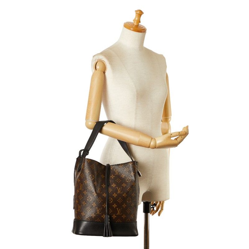 Louis Vuitton Louis Vuitton Louis Vuitton Monogram Idole NN14GM Handbag M94542 Brown Black PVC Leather Canvas Handbag M94542 in Very Good Condition Size ONE SIZE - 11 Thumbnail