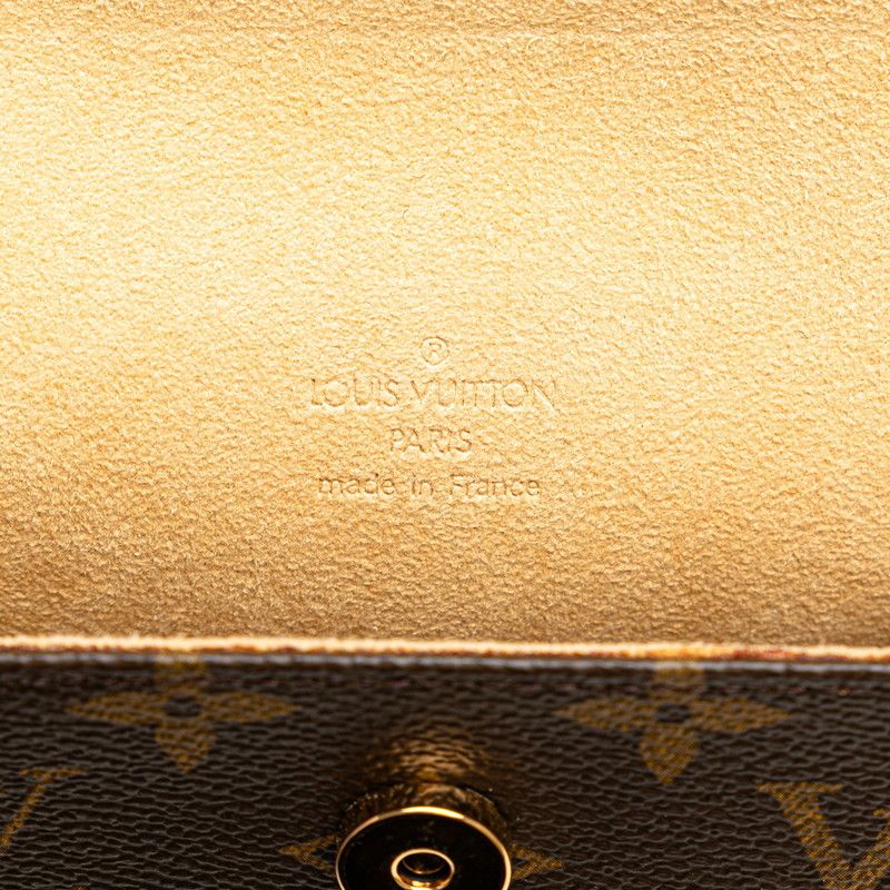 Louis Vuitton Louis Vuitton Louis Vuitton Monogram Pochette Florentine Shoulder Bag M51855 Brown PVC Leather Canvas Crossbody Bag M51855 in Very Good Condition Size ONE SIZE - 6 Thumbnail