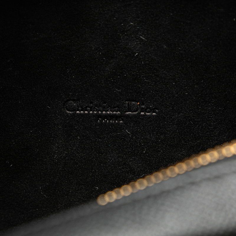 Dior Dior Caro Double Pouch Leather Shoulder Bag Leather Crossbody Bag in Great Condition Handle Bags