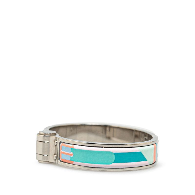 Hermes Hermes Hermes Charnieres PM Enamel Bangle Bracelet Metal Bangle in Very Good Condition Size ONE SIZE - 2 Thumbnail